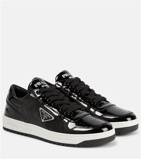 women's patent leather prada sneakers|Prada downtown patent sneakers.